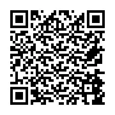 Codice QR per il numero di telefono +26774846907