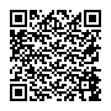 Codice QR per il numero di telefono +26774846942