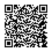 Código QR para número de telefone +26774846975