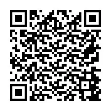 QR-код для номера телефона +26774847015