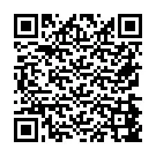 QR-код для номера телефона +26774847016