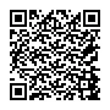 QR-код для номера телефона +26774847031