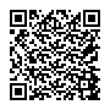 QR Code สำหรับหมายเลขโทรศัพท์ +26774847091