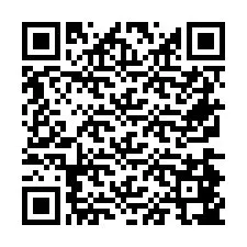 QR-Code für Telefonnummer +26774847106