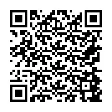 QR kód a telefonszámhoz +26774847125