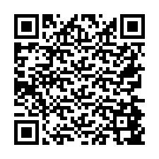 QR-code voor telefoonnummer +26774847128