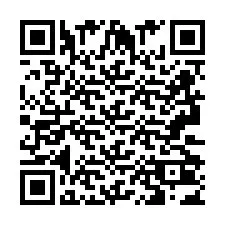 Codice QR per il numero di telefono +2693203425