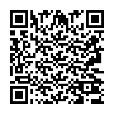 Codice QR per il numero di telefono +2693203638