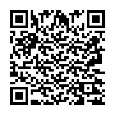 Codice QR per il numero di telefono +2693222718