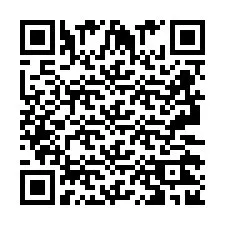 Código QR para número de teléfono +2693222988