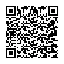 Código QR para número de teléfono +2693223488