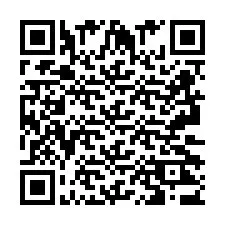 Codice QR per il numero di telefono +2693223634