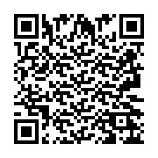 Código QR para número de telefone +2693226238