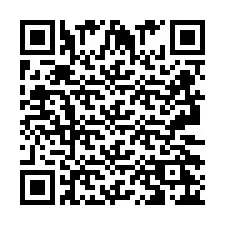 Código QR para número de teléfono +2693226268