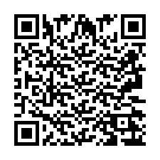 QR-code voor telefoonnummer +2693226308