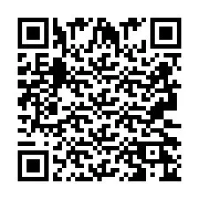 Codice QR per il numero di telefono +2693226423