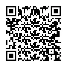 Codice QR per il numero di telefono +2693226466