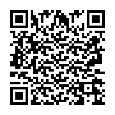 Codice QR per il numero di telefono +2693226484