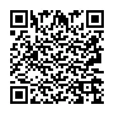 Codice QR per il numero di telefono +2693226488