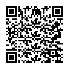 Código QR para número de teléfono +2693226628