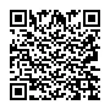 Codice QR per il numero di telefono +2693226674