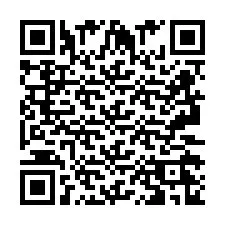 Codice QR per il numero di telefono +2693226988