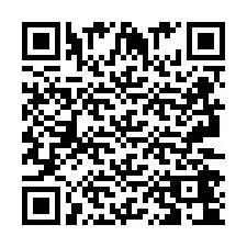 QR-code voor telefoonnummer +2693244098