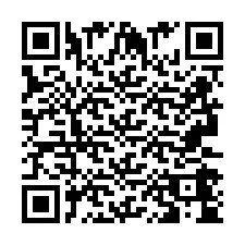 Código QR para número de teléfono +2693244487