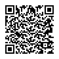 Codice QR per il numero di telefono +2693253422