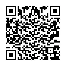 Codice QR per il numero di telefono +2693374301