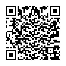 QR код за телефонен номер +2693374308