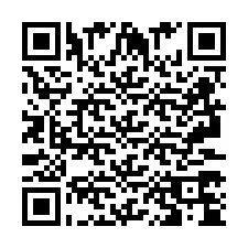 Código QR para número de telefone +2693374488