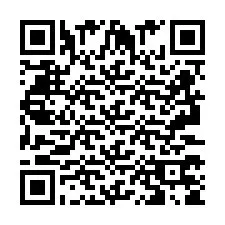 QR-koodi puhelinnumerolle +2693375818