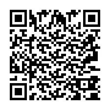 Codice QR per il numero di telefono +2693380008