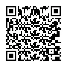 Codice QR per il numero di telefono +2693380023