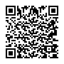 Codice QR per il numero di telefono +2693380026