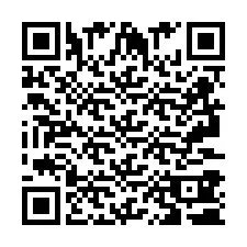 QR-code voor telefoonnummer +2693380308