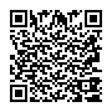 QR-code voor telefoonnummer +2693380386