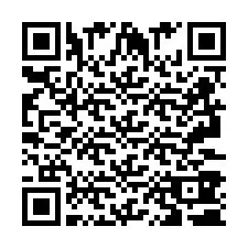 QR-code voor telefoonnummer +2693380398