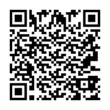 QR код за телефонен номер +2693387087