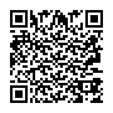 Codice QR per il numero di telefono +2693387408