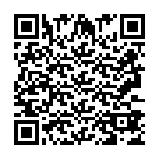 Codice QR per il numero di telefono +2693387421