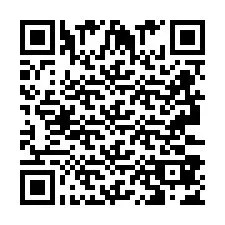 Codice QR per il numero di telefono +2693387436