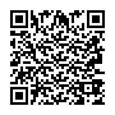 Código QR para número de telefone +2693387496