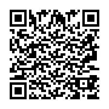 Código QR para número de teléfono +2693387608