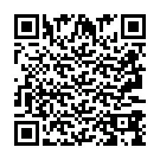 Kod QR dla numeru telefonu +2693389808