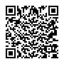 Codice QR per il numero di telefono +2693390443