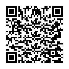 QR-code voor telefoonnummer +2693421384