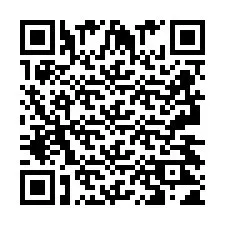 Código QR para número de teléfono +2693421428