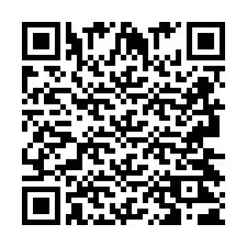 QR-koodi puhelinnumerolle +2693421636